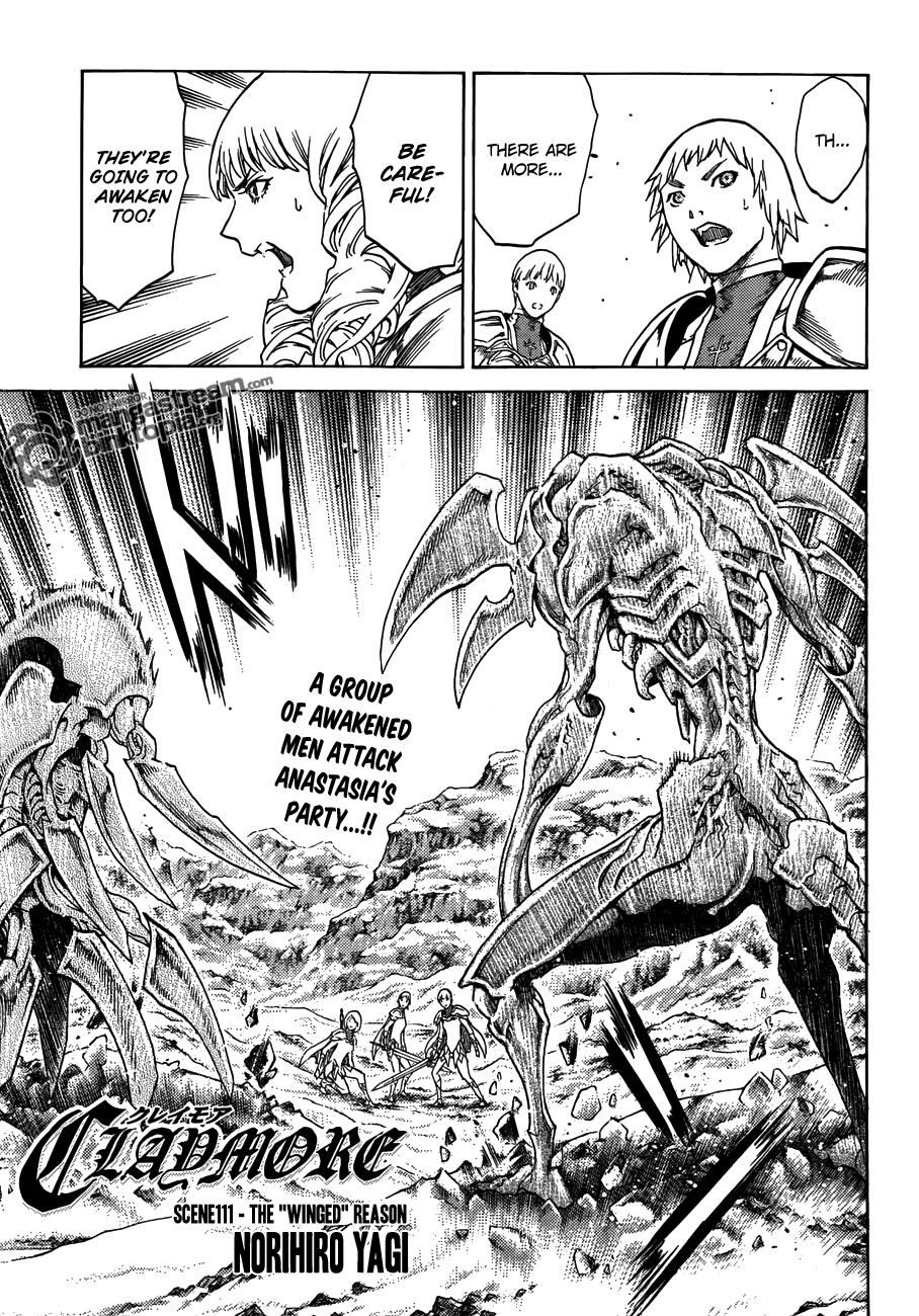 Claymore Chapter 111 : The "Winged" Reason